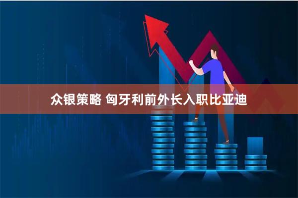 众银策略 匈牙利前外长入职比亚迪